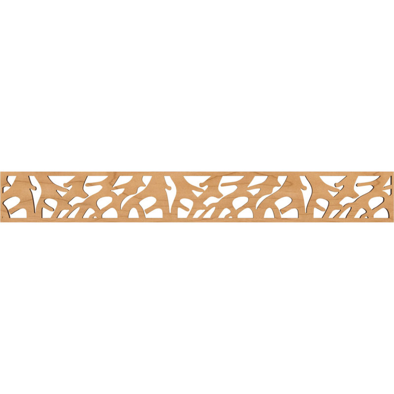 Moulure Manton, H 6 po x l 46,5 po x P 0,375 po, Érable