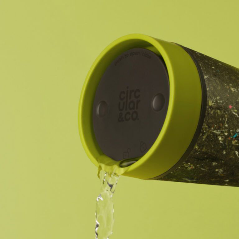 Circular&Co Circular&Co Coffee Cup Made From Recycled Trainers Recycled Trainers & Recycled Polypropylene Travel Mug, 8oz