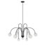 Lustre spoutnik neuf lumières Calay