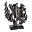 CORAL SCULPTURE SMALL BLACK NICKEL-1431690389