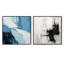 Minimalisme harmonie scandinave - ensemble de 2 collages scandinaves carrés-1393515203-1393515192