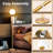 Telesphoros 65'' Gold Traditional Floor Lamp
