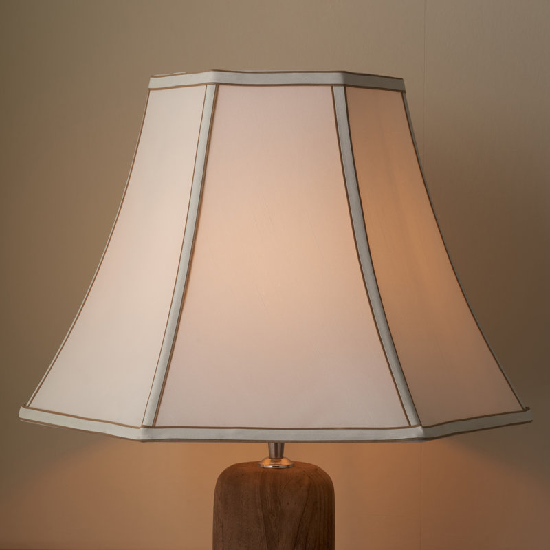 Ervine Bell Lamp Shade ( Uno ), 25cm H x 30cm W x 35cm D, Cream