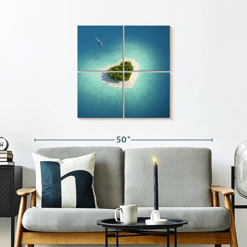 Gillard Heart Islet, H 26 po x l 26 po