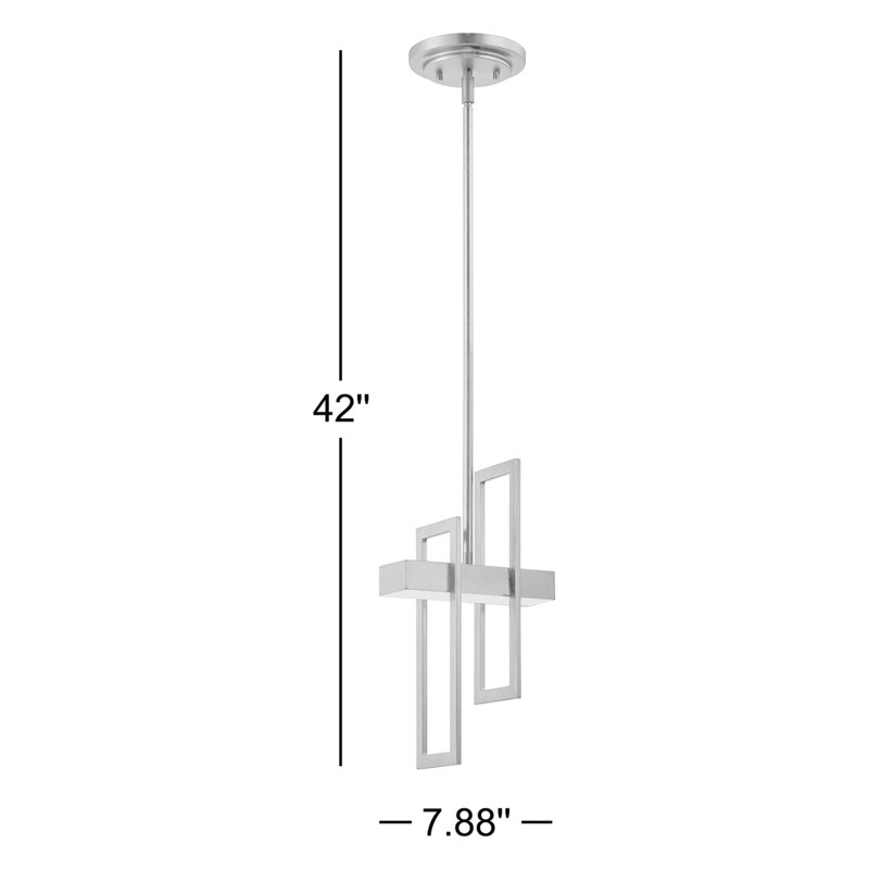 Saedi 1-Light Dimmable LED Single Pendant , Hazel Bronze