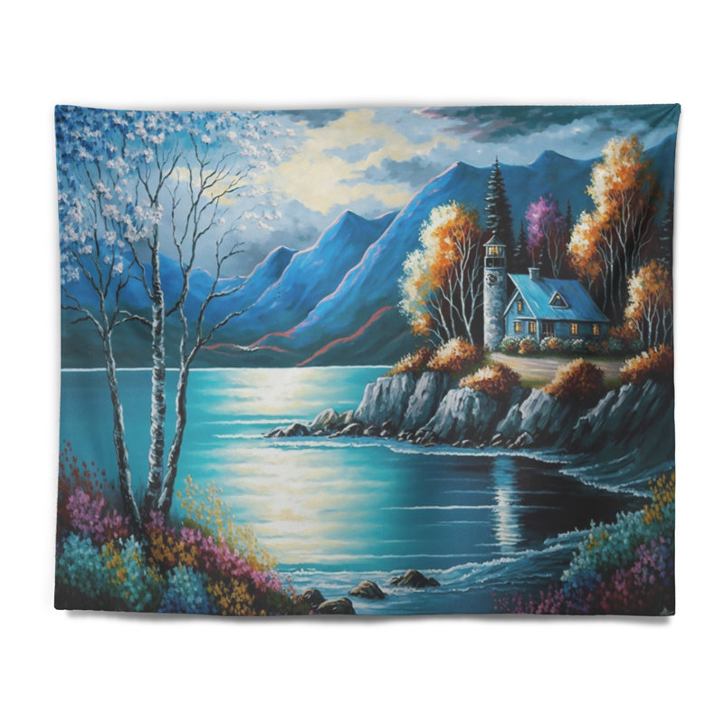 Polyester Tapestry, 32" H x 39" W