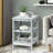 2 Pieces 3-Tier End Table with Stable Structure for Living Room-2001340663
