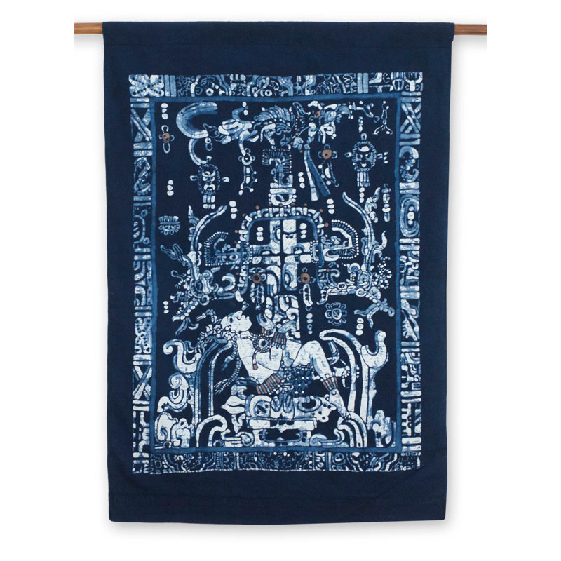 Tapisserie pakal en coton batik king