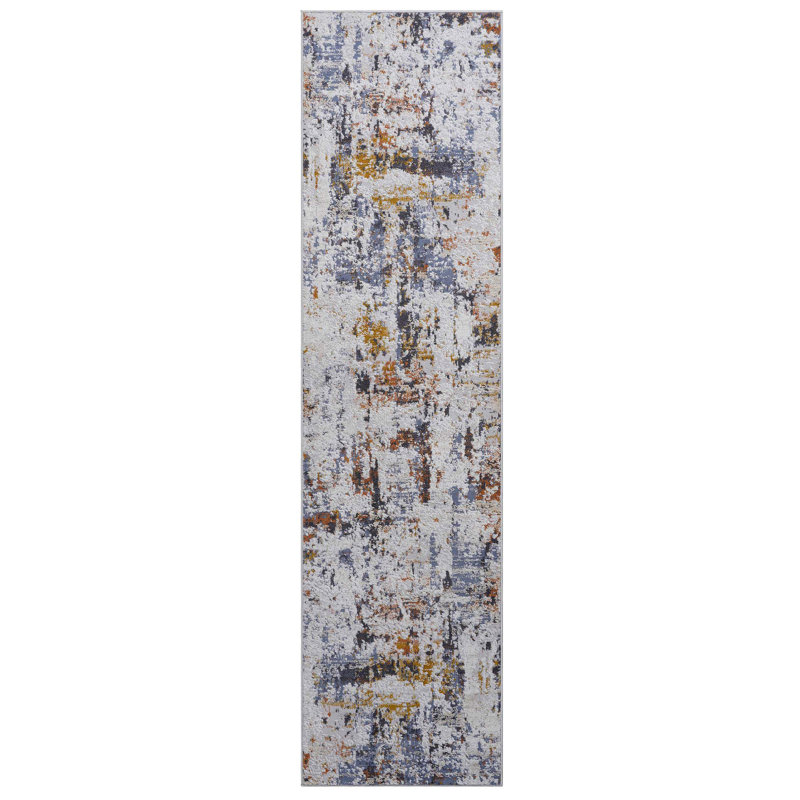 Collection Abstract Runner Rug, Runner 2'2" x 8'