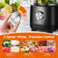 Robot culinaire 7 tasses Davivy, moteur de 600 W, ensemble de 9 pales pour le découpage ondulé, frites, pétrissage