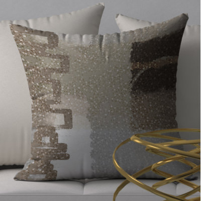Housse de coussin décorative carrée et insert