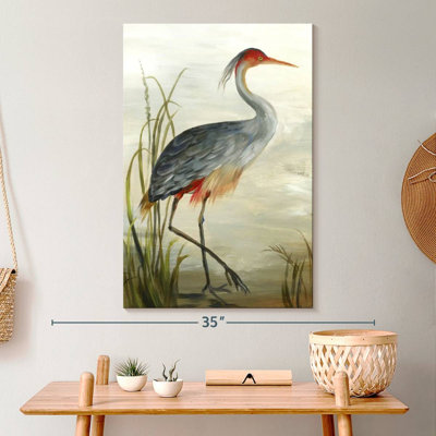 Grey Heron, reproduction sur toile