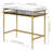 Glass Top Metal Base Writing Desk-94553997