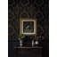 Shadow Black Flocked Damask Wallpaper-1729333317