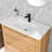 36”Bathroom Ceramic Integrated Basin With Single Hole Tap And Pop-Up Drain
