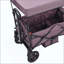 Poussette Wagon pour 2 enfants, poussette pliable quadruple avec poignée réglable, auvent amovible à harnais encastré, 4 roues freinées, poussette tandem multifonctionnelle pour le camping