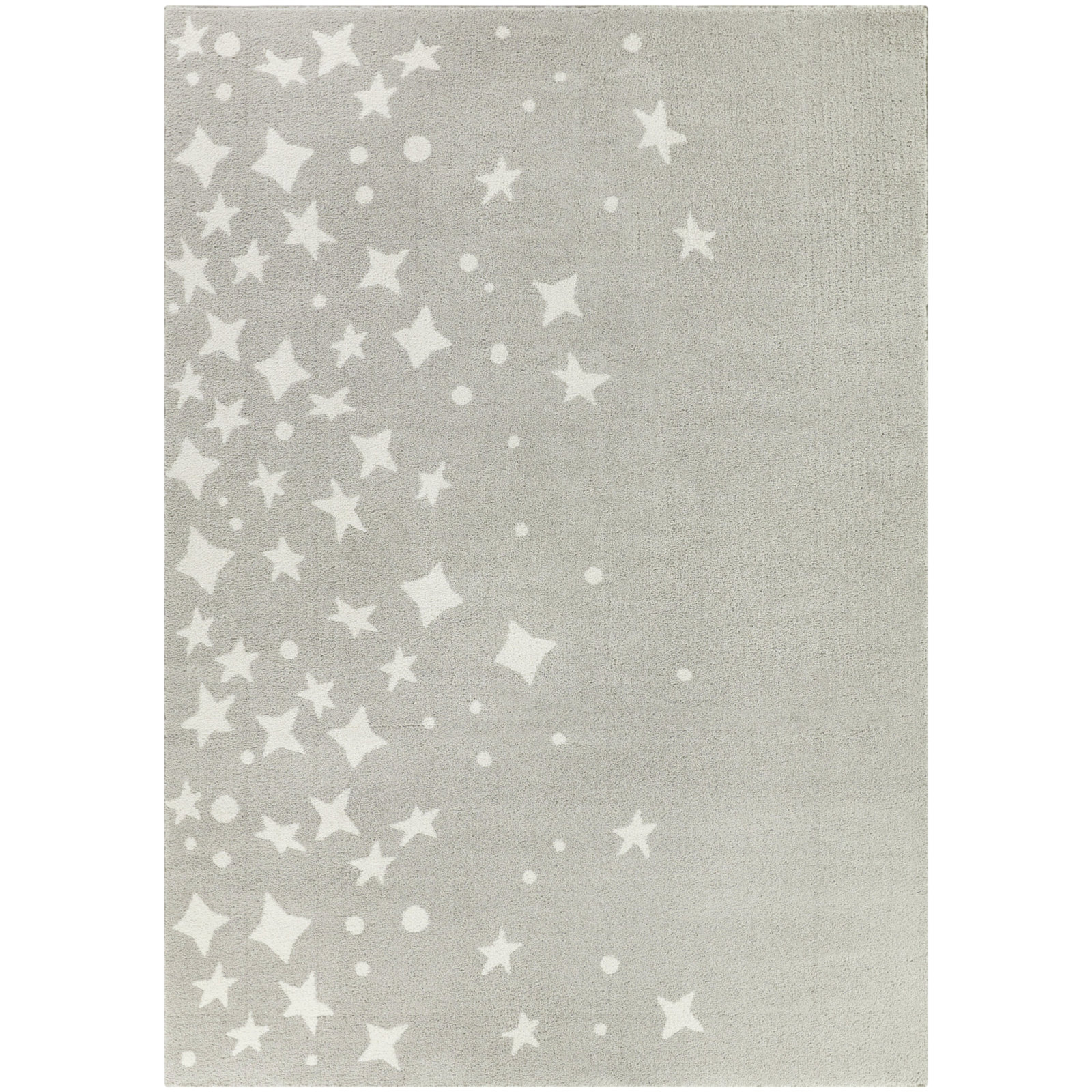 Gile Gray Rug, Rectangle 3'11" x 5'7", Gray