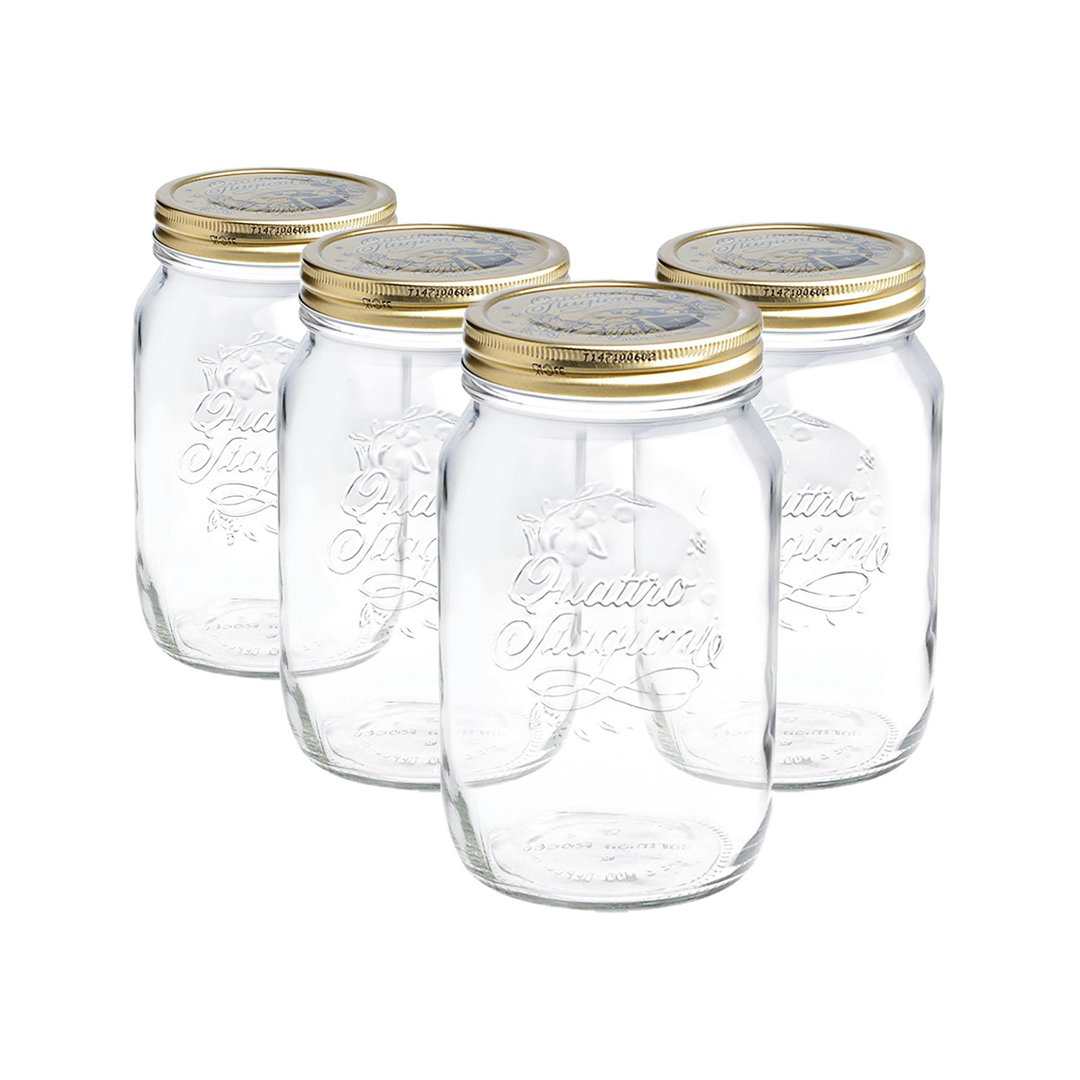 Bormioli Rocco Quattro Stagioni Glass Preserving Jars