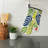 Flora Waves Oven Mitt Cotton Twill