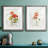 " Linen Geranium " 2 - Pieces