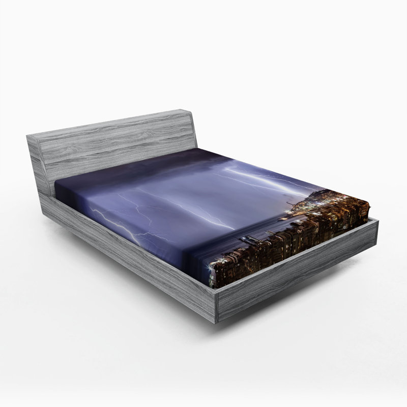 Drap ajusté nature, Double