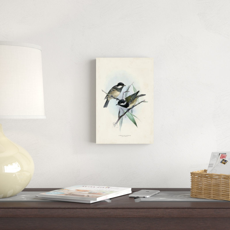 Oiseaux antiques VII, H 12 po x l 8 po x P 1,25 po