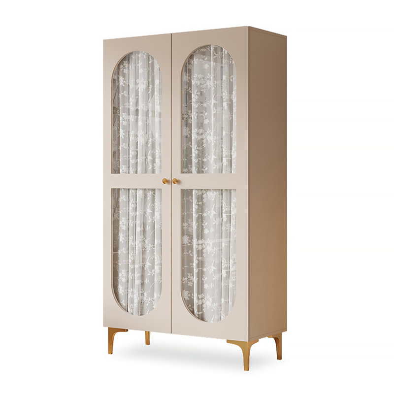 Petite garde-robe crémeuse de style français, Blanc