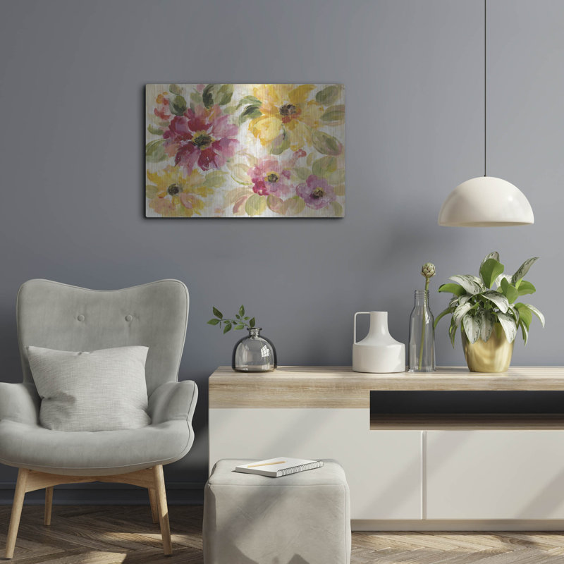 «Floral Radiance» par Silvia Vassileva, H 16 po x l 24 po
