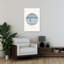 «Lone figure Calm Beach Dreamy Minimalist Peaceful Coastal», reproduction d'art mural-1302266925