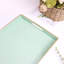 Plateau de service décoratif avec poignées, plateau en plastique élégant pour table basse, repose-pieds et décoration intérieure