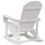 Adirondack Rocking Chair HDPE Outdoor Furniture Garden Seating Terrace-1816910673