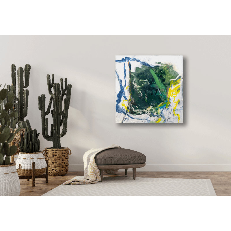 Pyrite par John Beard - reproduction d'artiste sur toile, H 30 po x l 30 po x P 1,5 po, Sans cadre
