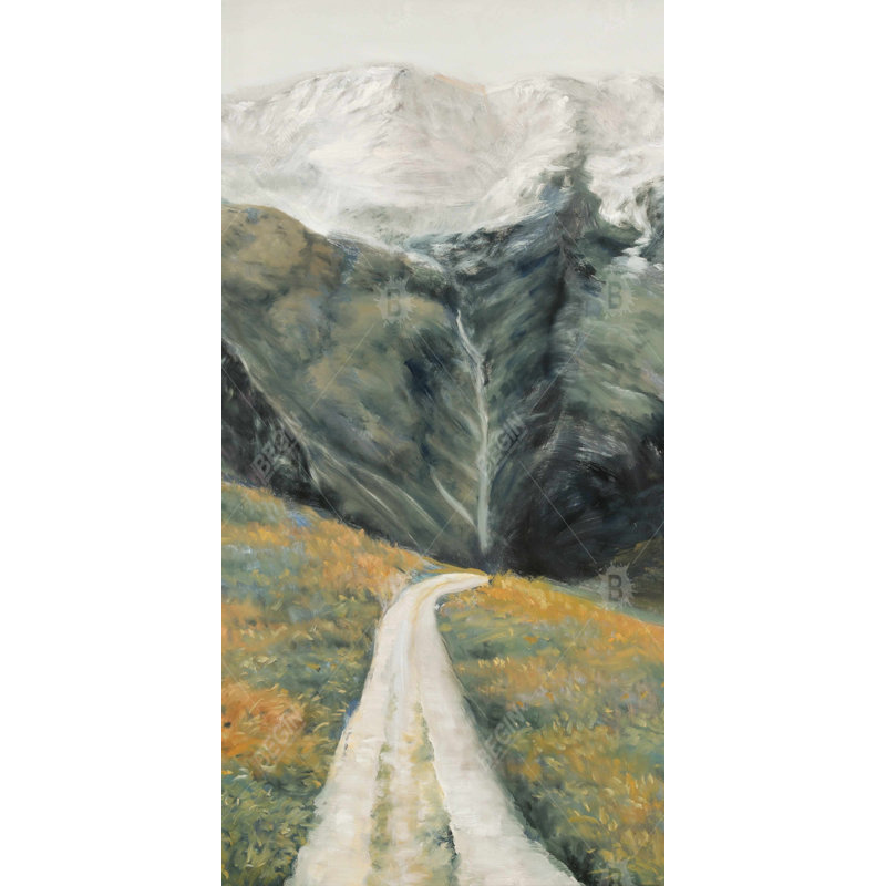 Mountainous landscape - 15.75"x31.50" Desk mat
