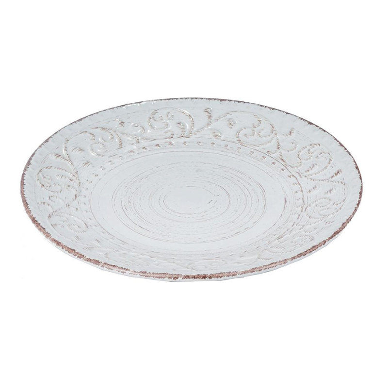 Rustic Flare Salad Plates - Set of 4 - Cream