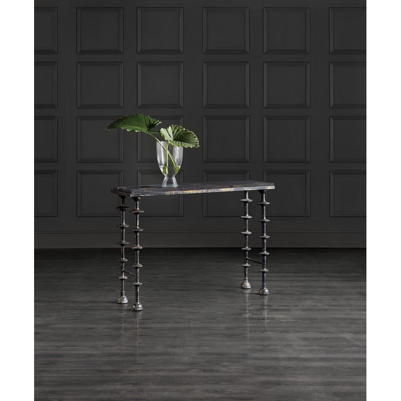 Melange 50'' W Stone Console Table
