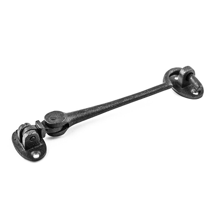 Buy ANTIQUE BLACK IRONWARE Cabin Hook / Door Hook and Eyelet Various Sizes:  75mm 100mm 150mm 200mm Matte Black Finish Pack of 1, 2 & 3 Online in India  
