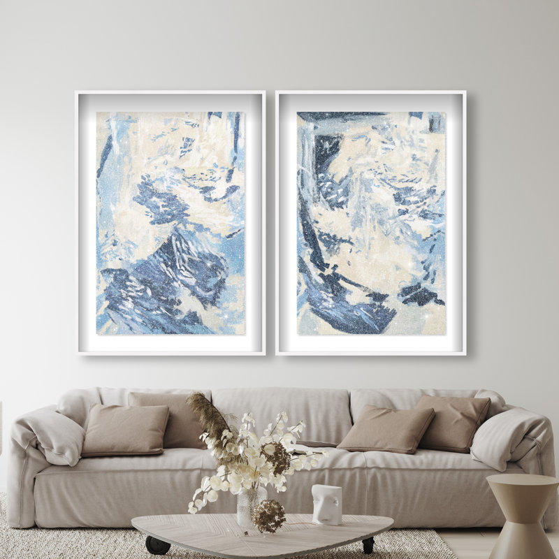 Coastal Feel Set Set by Oliver Gal, 37.5"H x 55.5"W, White Shadowbox