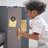 Teamson Kids Pretend Play Wooden Kitchen Set for Toddler with Ice Dispenser, Accessories & Storage
