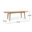 Table de salle à manger d'extérieur durable et extensible