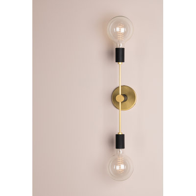 Christopher 2-Light Dimmable Armed Sconce