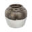 Round Sienna Brown Ceramic Accent Vase