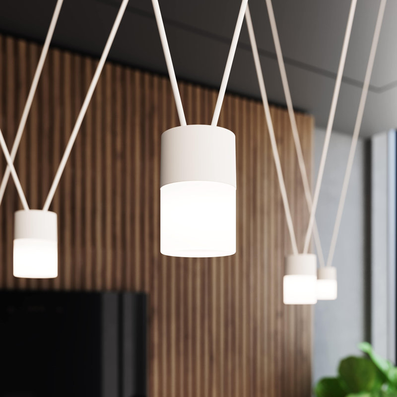 Suspenders® 17 - Light LED Chandelier, Satin White