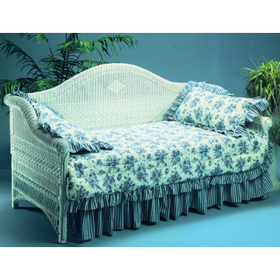 Charissa Daybed In White With Trundle