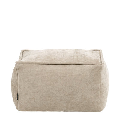 Bean Bag Bazaar Amara Chenille Square Footstool Bean Bag