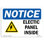 OSHA Notice - Electrical Panels Inside Sign with Symbol