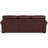 Brookfield 95 Wide Genuine Leather Rolled Arm Sofa-123300865