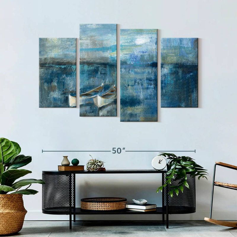 Mehar Two Boats, 32" H x 52" W