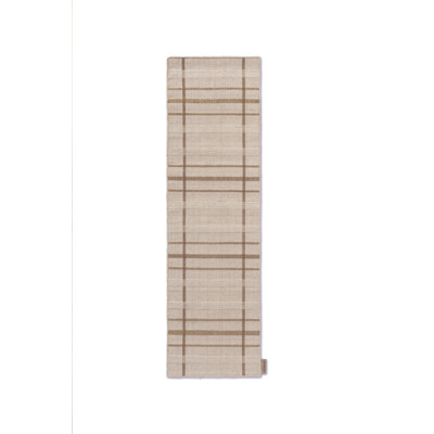 Line Flatweave Striped Area Rug in Beige