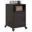 Quammen 36cm W Steel Bedside Table-474298736