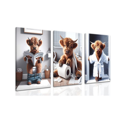 3 Piece Wrapped Canvas Set